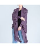 【ティアクラッセ/Tiaclasse】のストール風カーディガン パープル|ID: prp329100004299740 ipo3291000000035762489