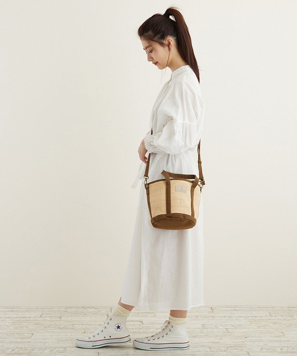 【ルートート/ROOTOTE】の1828【カゴバッグ:ショルダーバッグ】/ EU.ベビールー.コンビバスケット-A 人気、トレンドファッション・服の通販 founy(ファニー) 　ファッション　Fashion　レディースファッション　WOMEN　春　Spring　キャンバス　Canvas　コンビ　Combination　巾着　Purse　ショルダー　Shoulder　スマホ　Smartphone　バケツ　Bucket　バスケット　Basket　ベビー　Baby　ポケット　Pocket　ラフィア　Raffia　S/S・春夏　Ss・Spring/Summer　夏　Summer　エレガント 上品　Elegant　 other-1|ID: prp329100004299859 ipo3291000000029812996