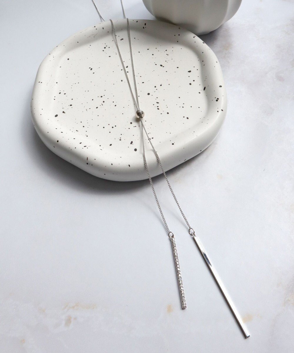 【ティアクラッセ/Tiaclasse】の【日本製】ボール&バー ラリエット ネックレス 人気、トレンドファッション・服の通販 founy(ファニー) 　ファッション　Fashion　レディースファッション　Fashion for Women　ジュエリー　Jewelry　ネックレス　Necklaces & Pendants　アクセサリー　Fashion Accessories　カーディガン　Cardigan, Knitwear　ガラス　Glass, Glassware　ストーン　Stone, Gem-Like　チェーン　Chain, Chain Strap　チャーム　Charm, Pendant　チュニック　Tunic, Long Top　ネックレス　Necklace, Pendant Necklace　ロング　Long, Long-Length　再入荷　Restock / Back in Stock　日本製　Made In Japan　新作・新入荷　New Arrivals / New In　 other-1|ID: prp329100004300219 ipo3291000000035845544