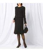 【組曲 NOIR/KUMIKYOKU NOIR】の【コンパクトシルエット】バーズアイ ジャケット+ワンピース 人気、トレンドファッション・服の通販 founy(ファニー) ファッション Fashion レディースファッション WOMEN アウター Coat Outerwear ジャケット Jackets スーツ Suits スーツ ジャケット Jacket スーツセット Suit Sets アンサンブル Ensemble カッティング Cutting コンパクト Compact シフォン Chiffon シンプル Simple ジャケット Jacket スーツ Suit セットアップ Set Up ラウンド Round 夏 Summer S/S・春夏 Ss・Spring/Summer A/W・秋冬 Aw・Autumn/Winter・Fw・Fall-Winter thumbnail ブラック系|ID: prp329100004300226 ipo3291000000031902254