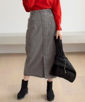 【エニィ スィス/any SiS】の【洗える】ストレッチライトデニム スカート 人気、トレンドファッション・服の通販 founy(ファニー) ファッション Fashion レディースファッション WOMEN スカート Skirt デニムスカート Denim Skirts インディゴ Indigo 春 Spring 洗える Washable ジャケット Jacket ストレッチ Stretch スリット Slit デニム Denim バランス Balance ブリーチ Bleach ワーク Work S/S・春夏 Ss・Spring/Summer NEW・新作・新着・新入荷 New Arrivals 夏 Summer |ID:prp329100004300409