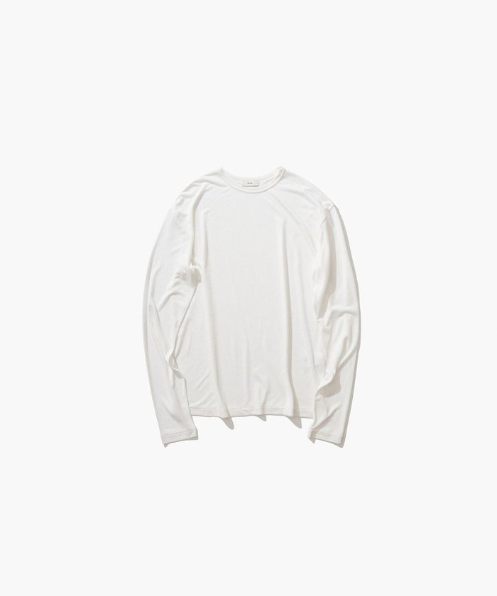 【エイトン/ATON】のMODAL SILK JERSEY クルーネックプルオーバー インテリア・キッズ・メンズ・レディースファッション・服の通販 founy(ファニー) https://founy.com/ ファッション Fashion レディースファッション WOMEN トップス・カットソー Tops/Tshirt シャツ/ブラウス Shirts/Blouses ロング / Tシャツ T-Shirts プルオーバー Pullover カットソー Cut and Sewn S/S・春夏 Ss・Spring/Summer インナー Inner カットソー Cut And Sew シルク Silk タートルネック Turtleneck ボトム Bottom レギュラー Regular 夏 Summer 春 Spring 長袖 Long Sleeve |ID: prp329100004300411 ipo3291000000029815098