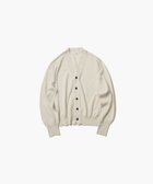 【エイトン/ATON】のRAMIE WOOL Vネックニットカーディガン WARM WHITE|ID:prp329100004300427