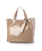 【アンビリオン/UNBILLION】のカシュカシュ cachecache / ソフトエナメルスクエア手提げトートS ベージュ|ID: prp329100004300445 ipo3291000000029815220