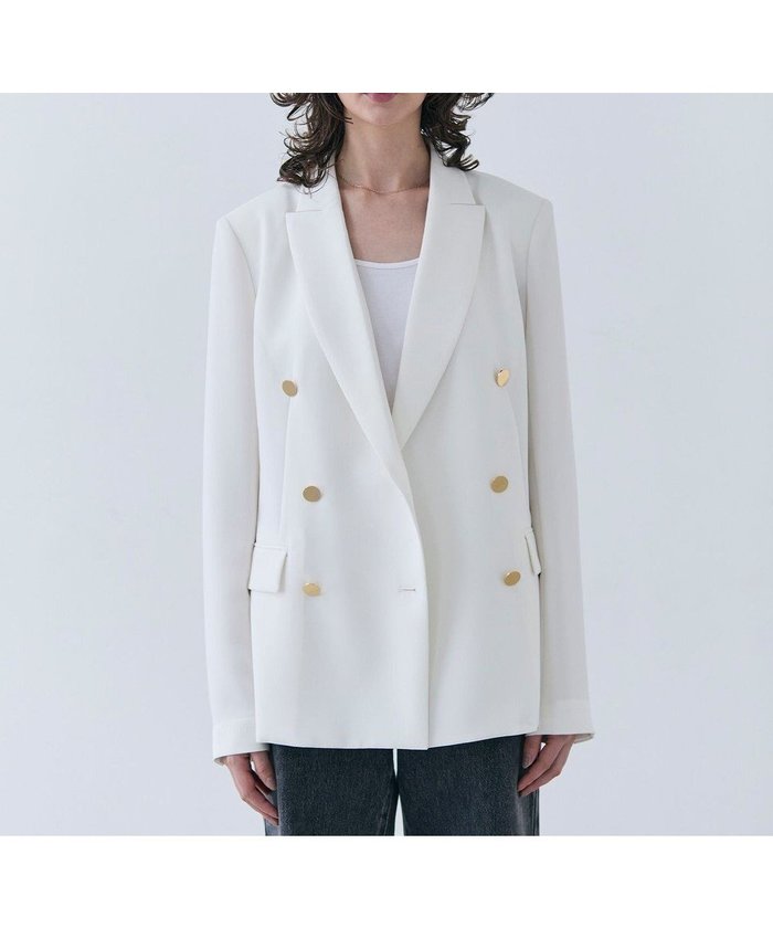 【ベイジ,/BEIGE,】の【洗える・大人百花 春号掲載】JASMINE / ゴールドボタンダブルジャケット インテリア・キッズ・メンズ・レディースファッション・服の通販 founy(ファニー) https://founy.com/ ファッション Fashion レディースファッション WOMEN アウター Coat Outerwear ジャケット Jackets テーラードジャケット Tailored Jackets カーディガン Cardigan ジャケット Jacket ジョーゼット Georgette ストレッチ Stretch セットアップ Set Up ダブル Double デニム Denim ロング Long ワイド Wide エレガント 上品 Elegant 夏 Summer 春 Spring S/S・春夏 Ss・Spring/Summer 洗える Washable A/W・秋冬 Aw・Autumn/Winter・Fw・Fall-Winter |ID: prp329100004300446 ipo3291000000031962418