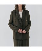 【ベイジ,/BEIGE,】の【洗える・大人百花 春号掲載】JASMINE / ゴールドボタンダブルジャケット Khaki|ID: prp329100004300446 ipo3291000000031962420
