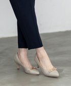 【エニィ スィス/any SiS】の【22.5～24.5cm】メタルビットレディライク パンプス ライトグレー|ID: prp329100004300822 ipo3291000000033218842