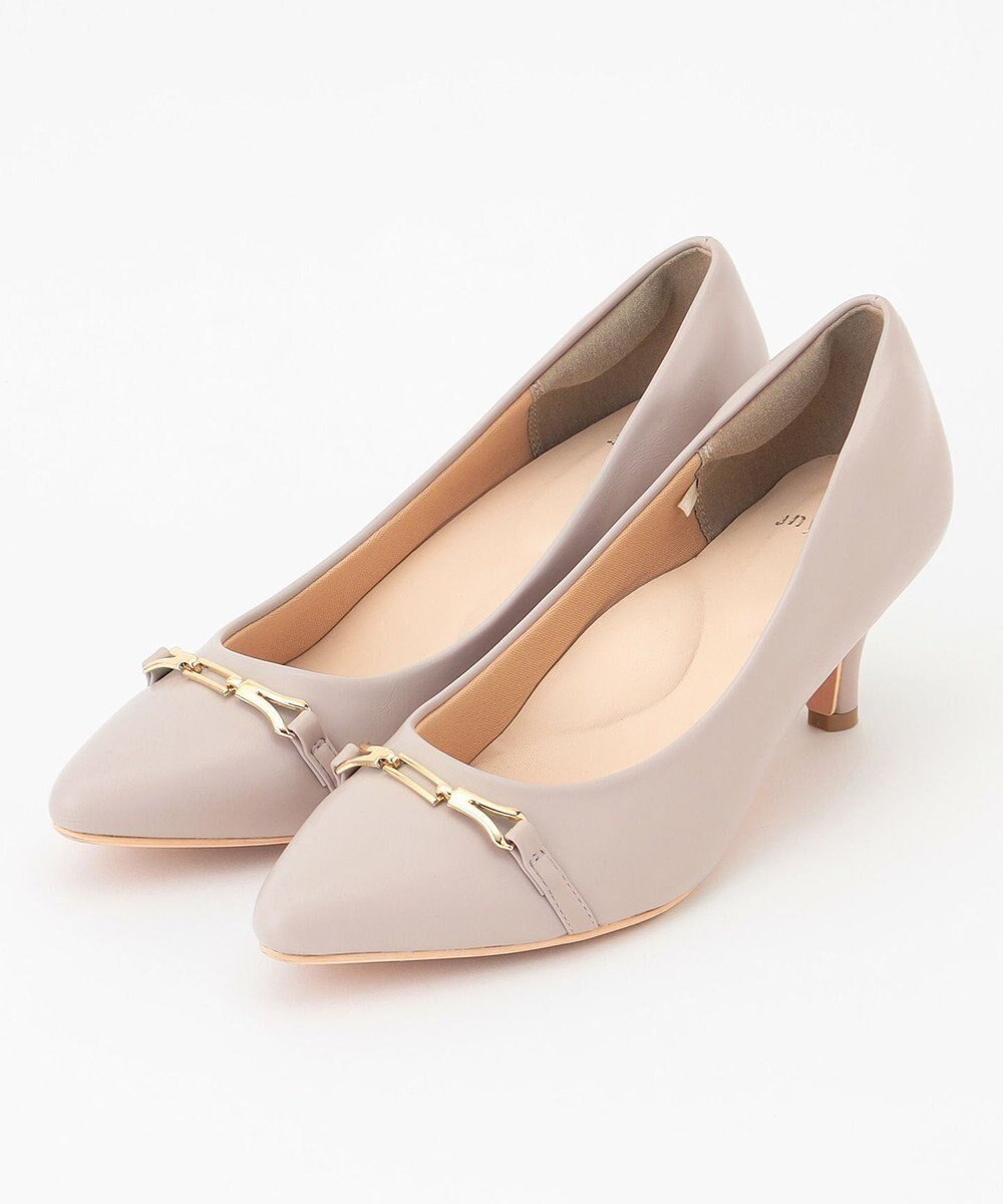 【エニィ スィス/any SiS】の【22.5～24.5cm】メタルビットレディライク パンプス インテリア・キッズ・メンズ・レディースファッション・服の通販 founy(ファニー) 　ファッション　Fashion　レディースファッション　Fashion for Women　クッション　Cushion, Throw Pillow　セレモニー　Ceremony　フェミニン　Feminine, Girly　エレガント 上品　Elegant　新作・新入荷　New Arrivals / New In　ビジネス 仕事 通勤　Business / Work / Commuting　ライトグレー|ID: prp329100004300822 ipo3291000000035175169