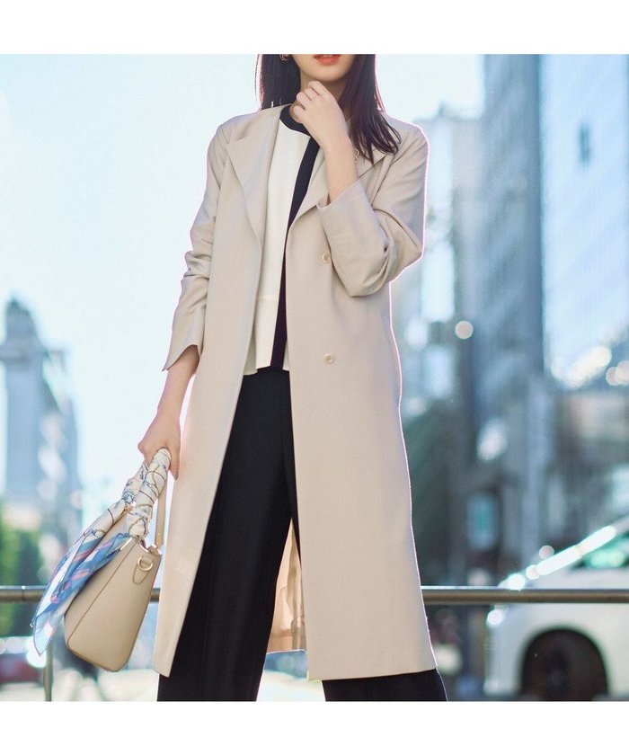 【エニィ スィス/any SiS】のノーカラーライト テロンチ インテリア・キッズ・メンズ・レディースファッション・服の通販 founy(ファニー) https://founy.com/ ファッション Fashion レディースファッション Ladies' Fashion Online アウター Coat Outerwear コート Coats ジャケット Jackets ジャケット Jacket ストレッチ Stretch ドレープ Drape バランス Balance パイピング Piping フェミニン Feminine フロント Front ボトム Bottom ポケット Pocket ロング Long エレガント 上品 Elegant 夏 Summer 春 Spring S/S・春夏 Ss・Spring/Summer ビジネス 仕事 通勤 Business |ID: prp329100004300837 ipo3291000000032587819