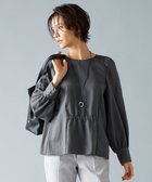 【自由区/JIYU-KU】のパウダリーツィルパフスリーブ ブラウス 人気、トレンドファッション・服の通販 founy(ファニー) ファッション Fashion レディースファッション WOMEN トップス・カットソー Tops/Tshirt シャツ/ブラウス Shirts/Blouses A/W・秋冬 Aw・Autumn/Winter・Fw・Fall-Winter インナー Inner ギャザー Gather ジャケット Jacket スリーブ Sleeve 再入荷 Restock/Back In Stock/Re Arrival thumbnail グレー系|ID: prp329100004300878 ipo3291000000029817002