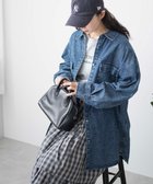 【ウィゴー/WEGO】のデニムBIGシャツ デニム中濃加工色|ID: prp329100004300966 ipo3291000000030075869