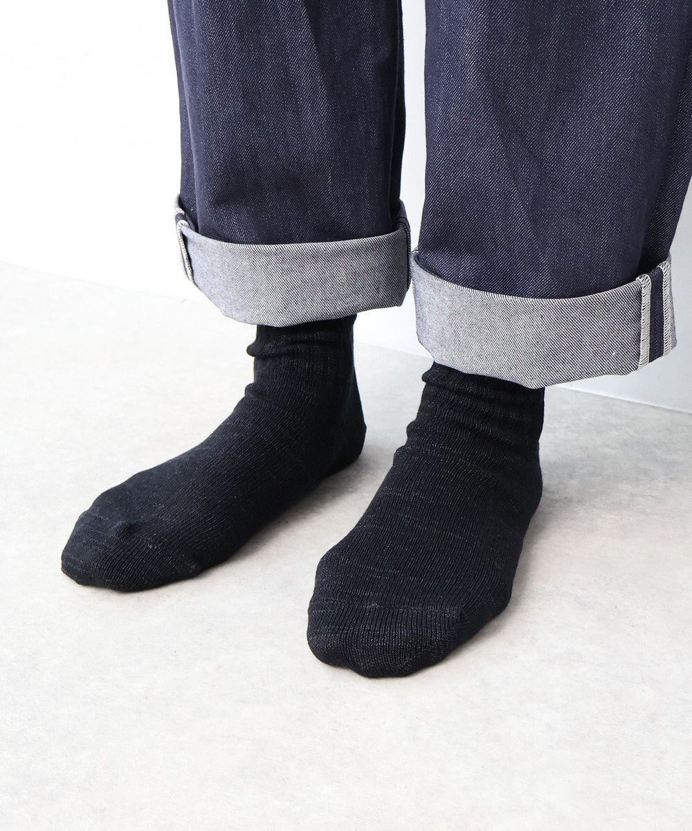 【ホワイトメイルズ/WHITE MAILS】のPAPER WIDE RIB CREW SOCKS ソックス インテリア・キッズ・メンズ・レディースファッション・服の通販 founy(ファニー) 　ファッション　Fashion　レディースファッション　WOMEN　ソックス　Socks　レッグウェア　Legwear　吸水　Water Absorption　抗菌　Antibacterial　軽量　Lightweight　ソックス　Socks　冬　Winter　おすすめ　Recommend　夏　Summer　クロ|ID: prp329100004301154 ipo3291000000029818029