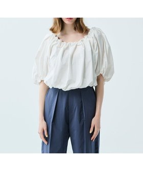 【アンクレイヴ/uncrave】 【撥水】【uncrave WHITE】メモリータフタ ブラウス人気、トレンドファッション・服の通販 founy(ファニー) ファッション Fashion レディースファッション WOMEN トップス・カットソー Tops/Tshirt シャツ/ブラウス Shirts/Blouses オフショル Off Shoulder オフショルダー Off Shoulder 春 Spring 洗える Washable ギャザー Gather スピンドル Spindle セットアップ Set Up 雑誌 Magazine タフタ Taffeta バランス Balance パウダー Powder フェミニン Feminine メタル Metal S/S・春夏 Ss・Spring/Summer 夏 Summer |ID:prp329100004301237