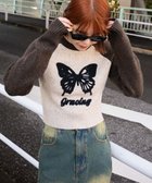 【ウィゴー/WEGO】のフラッフィーラグランちびニット 柄1|ID:prp329100004305306