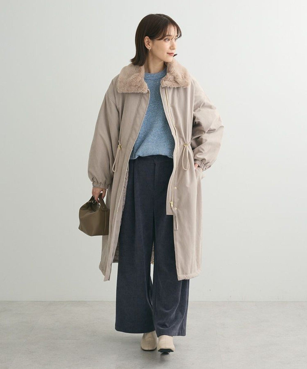 【グリーンパークス/Green Parks】の・ELENCARE DUE 中綿モッズコート 人気、トレンドファッション・服の通販 founy(ファニー) 　ファッション　Fashion　レディースファッション　WOMEN　アウター　Coat Outerwear　コート　Coats　ジャケット　Jackets　モッズ/フィールドコート　Mods Coats/Field Coats　NEW・新作・新着・新入荷　New Arrivals　A/W・秋冬　Aw・Autumn/Winter・Fw・Fall-Winter　ジャケット　Jacket　スタイリッシュ　Stylish　フェイクファー　Faux Fur　フォルム　Form　ポケット　Pocket　ミリタリー　Military　メタル　Metal　モッズコート　Mod Coat　 other-1|ID: prp329100004305368 ipo3291000000029852041