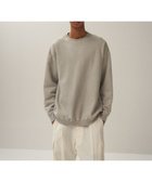 【エイトン/ATON】のNATURAL DYED URAKE オーバーサイズスウェットシャツ - UNISEX GRAY|ID:prp329100004305429