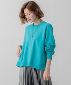 【23区/NIJYUSANKU】の【WEB 一部店舗限定カラーあり/Oggi2月号掲載】カラー スウェット [一部店舗限定カラー]ターコイズ|ID: prp329100004306788 ipo3291000000031970336