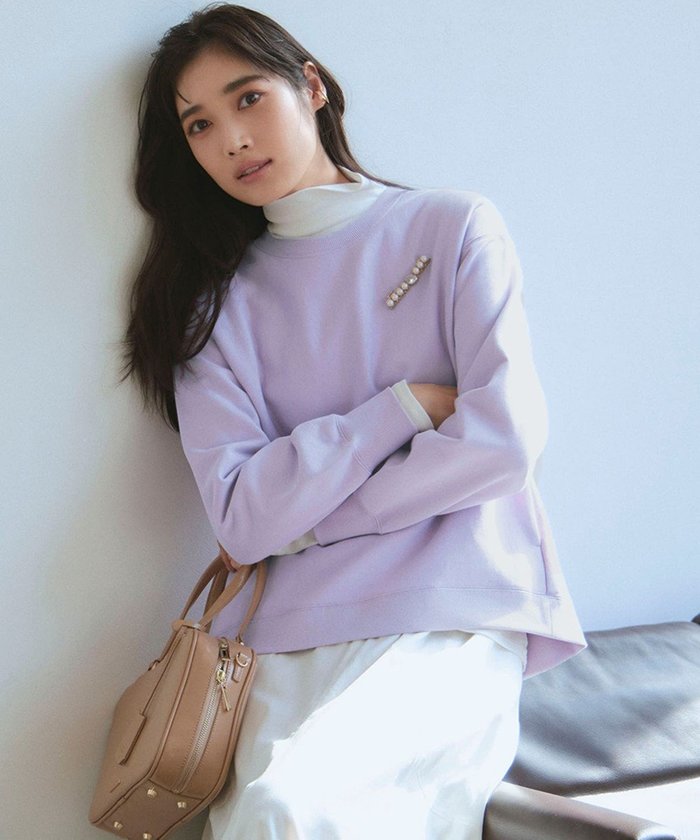 【23区/NIJYUSANKU】の【WEB 一部店舗限定カラーあり/Oggi2月号掲載】カラー スウェット インテリア・キッズ・メンズ・レディースファッション・服の通販 founy(ファニー) https://founy.com/ 雑誌掲載アイテム Magazine Picks & Fashion Features ファッション雑誌 Fashion Magazines オッジ Oggi ファッション Fashion レディースファッション Fashion for Women トップス・カットソー Cut & Sew Tops シャツ・ブラウス・オフィスカジュアル Elegant Blouses & Button-Ups レディースパーカー・カジュアルフーディー Casual Hoodies & Sweatshirts ロングTシャツ・Tシャツ Longline T-Shirts & Tees スウェット・クルーネックトップス Sweatshirts & Crewnecks / Relaxed Fit Sweat Tops カットソー・ベーシックTシャツ Cut-and-Sewn Tops / Stretch Tees & Basics 春 Spring カットソー Cut and Sewn Top コイン Coin, Coin Design スウェット / スエット Sweatshirt, Sweatwear ストーン Stone, Gem-Like 雑誌 Magazine, Fashion Magazine ターコイズ Turquoise, Blue-Green ダイヤモンド Diamond, Brilliant Cut デニム Denim, Jeans Material 定番 Standard, Basic Item 2月号 February Issue, Feb. Edition ネックレス Necklace, Pendant Necklace 人気 Popular, Best Seller バランス Balance, Style Balance パール Pearl, Pearl Accent フィット Fit, Slim Fit フェミニン Feminine, Girly プレート Plate, Dish ポケット Pocket, Pocket Detail |ID: prp329100004306788 ipo3291000000035373744