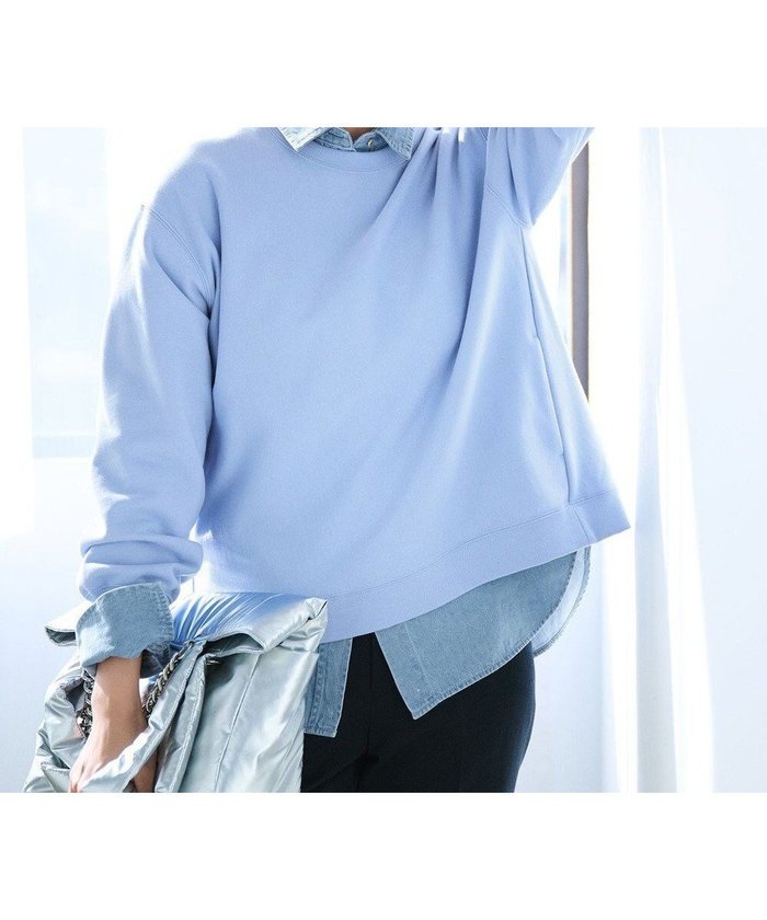 【23区/NIJYUSANKU】の【WEB 一部店舗限定カラーあり/Oggi2月号掲載】カラー スウェット インテリア・キッズ・メンズ・レディースファッション・服の通販 founy(ファニー) https://founy.com/ 雑誌掲載アイテム Magazine Picks & Fashion Features ファッション雑誌 Fashion Magazines オッジ Oggi ファッション Fashion レディースファッション Fashion for Women トップス・カットソー Cut & Sew Tops シャツ・ブラウス・オフィスカジュアル Elegant Blouses & Button-Ups レディースパーカー・カジュアルフーディー Casual Hoodies & Sweatshirts ロングTシャツ・Tシャツ Longline T-Shirts & Tees スウェット・クルーネックトップス Sweatshirts & Crewnecks / Relaxed Fit Sweat Tops カットソー・ベーシックTシャツ Cut-and-Sewn Tops / Stretch Tees & Basics 春 Spring カットソー Cut and Sewn Top コイン Coin, Coin Design スウェット / スエット Sweatshirt, Sweatwear ストーン Stone, Gem-Like 雑誌 Magazine, Fashion Magazine ターコイズ Turquoise, Blue-Green ダイヤモンド Diamond, Brilliant Cut デニム Denim, Jeans Material 定番 Standard, Basic Item 2月号 February Issue, Feb. Edition ネックレス Necklace, Pendant Necklace 人気 Popular, Best Seller バランス Balance, Style Balance パール Pearl, Pearl Accent フィット Fit, Slim Fit フェミニン Feminine, Girly プレート Plate, Dish ポケット Pocket, Pocket Detail |ID: prp329100004306788 ipo3291000000035549592