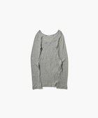 【エイトン/ATON】のCOMPACT RIB ロングスリーブTシャツ 人気、トレンドファッション・服の通販 founy(ファニー) ファッション Fashion レディースファッション WOMEN トップス・カットソー Tops/Tshirt シャツ/ブラウス Shirts/Blouses ロング / Tシャツ T-Shirts カットソー Cut and Sewn NEW・新作・新着・新入荷 New Arrivals A/W・秋冬 Aw・Autumn/Winter・Fw・Fall-Winter S/S・春夏 Ss・Spring/Summer カットソー Cut And Sew スリーブ Sleeve タンク Tank フィット Fit リラックス Relax ロング Long 夏 Summer thumbnail TOP GRAY|ID: prp329100004306800 ipo3291000000029863400