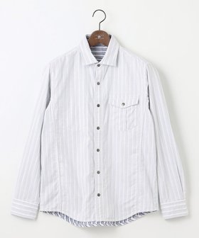 【ジョセフ アブード/JOSEPH ABBOUD / MEN】 【25SS・2WAY】リバーシブルシャツ人気、トレンドファッション・服の通販 founy(ファニー) ファッション Fashion メンズファッション MEN トップス・カットソー Tops/Tshirt/Men シャツ Shirts NEW・新作・新着・新入荷 New Arrivals 2025年 2025 S/S・春夏 Ss・Spring/Summer シャンブレー Chambray ストライプ Stripe ドット Dot パターン Pattern ワイヤー Wire 再入荷 Restock/Back In Stock/Re Arrival 夏 Summer 定番 Standard 春 Spring 無地 Plain Color |ID:prp329100004306820