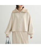 【グリーンパークス/Green Parks】の・ELENCARE DUE スエードポンチハーフZIP Ivory|ID:prp329100004306841