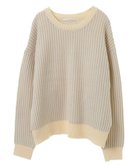 【グリーンパークス/Green Parks】の・ELENCARE DUE タック編バイカラーニット 人気、トレンドファッション・服の通販 founy(ファニー) ファッション Fashion レディースファッション WOMEN トップス・カットソー Tops/Tshirt ニット Knit Tops NEW・新作・新着・新入荷 New Arrivals A/W・秋冬 Aw・Autumn/Winter・Fw・Fall-Winter ショルダー Shoulder セーター Sweater ドロップ Drop ボトム Bottom ポケット Pocket 無地 Plain Color thumbnail Off White|ID: prp329100004306844 ipo3291000000029863679