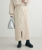 【グリーンパークス/Green Parks】の・ELENCARE DUE スエードポンチZIPスカー 人気、トレンドファッション・服の通販 founy(ファニー) ファッション Fashion レディースファッション WOMEN スカート Skirt NEW・新作・新着・新入荷 New Arrivals A/W・秋冬 Aw・Autumn/Winter・Fw・Fall-Winter スエード Suede ストレート Straight スリット Slit フロント Front ポケット Pocket ロング Long thumbnail Ivory|ID: prp329100004306857 ipo3291000000029863728