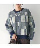 【クラフトスタンダードブティック/CRAFT STANDARD BOUTIQUE】の洗える/チェック柄ニットプルオーバー Navy|ID: prp329100004306912 ipo3291000000029864106