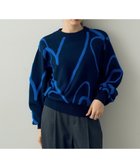 【イェッカ ヴェッカ/YECCA VECCA】のランダムハート柄ニット Navy|ID: prp329100004306917 ipo3291000000029864238