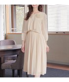 【ティアクラッセ/Tiaclasse】の【新色追加】シフォンドレープワンピース アイボリー|ID: prp329100004306936 ipo3291000000034891243