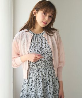 【フェルゥ/Feroux】 【洗える】シアーカラー カーディガン人気、トレンドファッション・服の通販 founy(ファニー) ファッション Fashion レディースファッション WOMEN トップス・カットソー Tops/Tshirt カーディガン Cardigans イエロー Yellow インナー Inner カーディガン Cardigan キャミソール Camisole シアー Sheer シルバー Silver 夏 Summer 春 Spring S/S・春夏 Ss・Spring/Summer 洗える Washable |ID:prp329100004306962