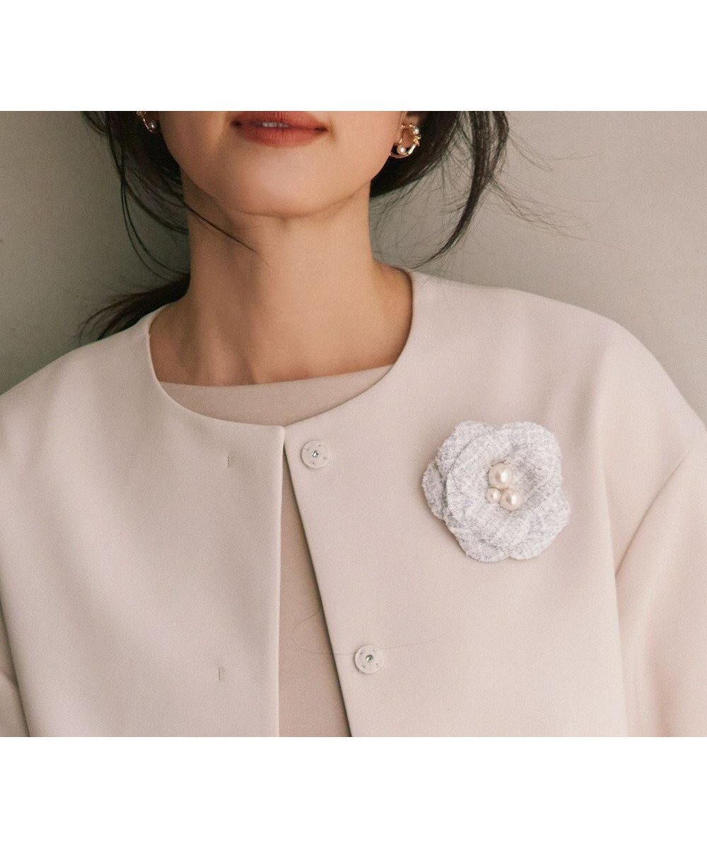 【組曲/KUMIKYOKU】のツイードパールコサージュ 人気、トレンドファッション・服の通販 founy(ファニー) 　ファッション　Fashion　レディースファッション　WOMEN　アクセサリー　Accessories　オケージョン　Occasion　クラシカル　Classical　コレクション　Collection　ジャケット　Jacket　ツイード　Tweed　フォルム　Form　フォーマル　Formal　ブローチ　Brooch　モチーフ　Motif　2022年　2022　2022-2023秋冬・A/W　Aw/Autumn/Winter//Fw/Fall-Winter/2022-2023　エレガント 上品　Elegant　セレモニー　Ceremony　入学式　Entrance Ceremony　卒業式　Graduation Ceremony　結婚式　Wedding Ceremony　 other-1|ID: prp329100004308316 ipo3291000000031942281