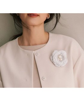【組曲/KUMIKYOKU】のツイードパールコサージュ 人気、トレンドファッション・服の通販 founy(ファニー) ファッション Fashion レディースファッション Fashion for Women アクセサリー Fashion Accessories オケージョン Occasion Wear クラシカル Classical, Vintage-Inspired コレクション Collection, Seasonal Line ジャケット Jacket, Outerwear ツイード Twill, Twill Weave フォルム Silhouette, Form フォーマル Formal, Dressy ブローチ Brooch, Pin Brooch モチーフ Motif, Design Theme 2022年 2022 2022-2023秋冬・A/W Autumn/Winter 2022–23 AW22–23 エレガント 上品 Elegant セレモニー Ceremony 入学式 Entrance Ceremony 卒業式 Graduation Ceremony 結婚式 Wedding |ID:prp329100004308316