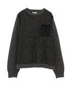 【クラフトスタンダードブティック/CRAFT STANDARD BOUTIQUE】のチュールドッキングニットプルオーバー Black|ID: prp329100004308350 ipo3291000000029874689