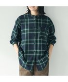 【クラフトスタンダードブティック/CRAFT STANDARD BOUTIQUE】の綿ビエラ起毛バンドカラーシャツ Check Navy|ID: prp329100004308441 ipo3291000000029875075