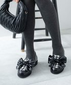 【ウィゴー/WEGO】のリボンローファー ブラックチェック1|ID: prp329100004308488 ipo3291000000029875233