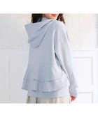 【フェルゥ/Feroux】の【洗える・新色追加】バックフリル ダンボールパーカー スカイブルー系|ID: prp329100004308493 ipo3291000000033479459