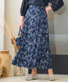 【自由区/JIYU-KU】 【洗える】バロックプリント スカート人気、トレンドファッション・服の通販 founy(ファニー) ファッション Fashion レディースファッション WOMEN スカート Skirt A/W・秋冬 Aw・Autumn/Winter・Fw・Fall-Winter シンプル Simple ジョーゼット Georgette バロック Baroque フレア Flare プリント Print 再入荷 Restock/Back In Stock/Re Arrival 洗える Washable |ID:prp329100004308540