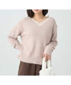 【アースミュージックアンドエコロジー/earth music&ecology】のスパンコールシャギーVネックプルオーバー 人気、トレンドファッション・服の通販 founy(ファニー) ファッション Fashion レディースファッション WOMEN トップス・カットソー Tops/Tshirt ニット Knit Tops プルオーバー Pullover Vネック V-Neck NEW・新作・新着・新入荷 New Arrivals A/W・秋冬 Aw・Autumn/Winter・Fw・Fall-Winter おすすめ Recommend スパンコール Sequins スリット Slit セーター Sweater フェミニン Feminine ボトム Bottom ポケット Pocket thumbnail Pink|ID: prp329100004309869 ipo3291000000029886049