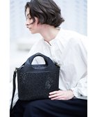 【ゲンテン/genten】のダイヤカットワーク バッグ 人気、トレンドファッション・服の通販 founy(ファニー) ファッション Fashion レディースファッション WOMEN バッグ Bag カッティング Cutting 財布 Wallet パターン Pattern ポケット Pocket thumbnail クロ|ID: prp329100004309871 ipo3291000000030001580