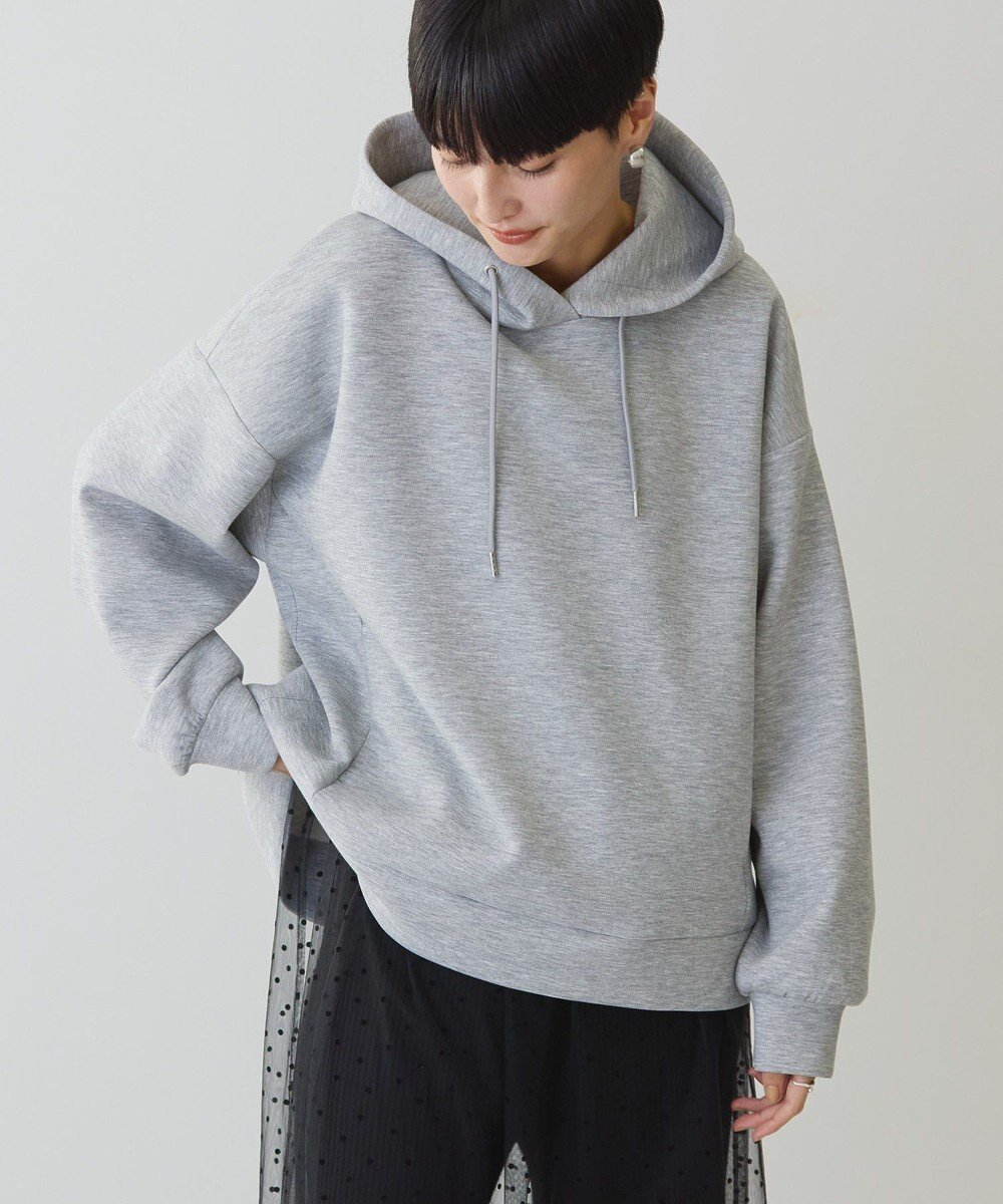 【アメリカンホリック/AMERICAN HOLIC】のフーディーポンチプルオーバー インテリア・キッズ・メンズ・レディースファッション・服の通販 founy(ファニー) 　ファッション　Fashion　レディースファッション　Fashion for Women　トップス・カットソー　Cut & Sew Tops　レディースパーカー・カジュアルフーディー　Casual Hoodies & Sweatshirts　カジュアルプルオーバー・ニットトップス　Pullovers & Knit Tops / Casual Pullovers　スウェット・クルーネックトップス　Sweatshirts & Crewnecks / Relaxed Fit Sweat Tops　スウェット / スエット　Sweatshirt, Sweatwear　フォルム　Silhouette, Form　ベーシック　Basic, Essential　ボトム　Bottoms, Lower Wear　夏　Summer　春　Spring　S/S・春夏　SS, Spring/Summer, Warm Season　Light Gray Mixture|ID: prp329100004309880 ipo3291000000033196515