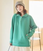 【アメリカンホリック/AMERICAN HOLIC】のハーフZIPポンチプルオーバー Green|ID: prp329100004309881 ipo3291000000032680788