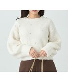 【アースミュージックアンドエコロジー/earth music&ecology】のブークレービジュープルオーバー 人気、トレンドファッション・服の通販 founy(ファニー) ファッション Fashion レディースファッション WOMEN トップス・カットソー Tops/Tshirt ニット Knit Tops プルオーバー Pullover NEW・新作・新着・新入荷 New Arrivals A/W・秋冬 Aw・Autumn/Winter・Fw・Fall-Winter おすすめ Recommend セーター Sweater トレンド Trend パール Pearl ビジュー Bijou フェミニン Feminine ポケット Pocket ワイド Wide thumbnail Ivory|ID: prp329100004309891 ipo3291000000029886126