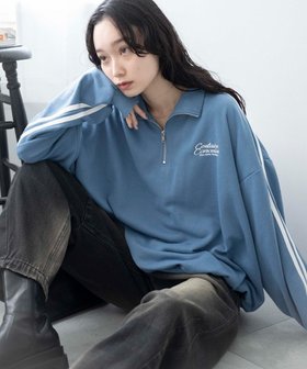 【ウィゴー/WEGO】 ラインハーフジップBIGスウェット人気、トレンドファッション・服の通販 founy(ファニー) ファッション Fashion レディースファッション WOMEN トップス・カットソー Tops/Tshirt パーカ Sweats スウェット Sweat 春 Spring ショート Short スウェット Sweat スマホ Smartphone デニム Denim 長袖 Long Sleeve ハーフ Half ロング Long 再入荷 Restock/Back In Stock/Re Arrival S/S・春夏 Ss・Spring/Summer プチプライス・低価格 Affordable おすすめ Recommend 夏 Summer |ID:prp329100004309954