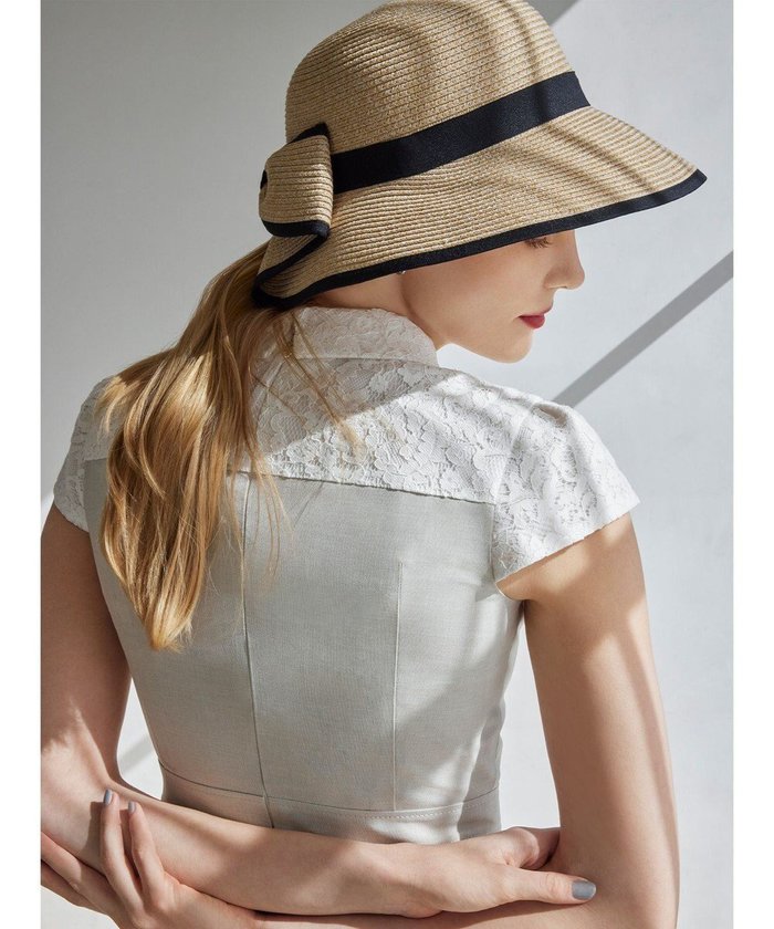 【トッカ/TOCCA】の【UV97%以上カット・吸水速乾・抗菌防臭・洗える・サイズ調整可】BACK RIBBON HAT ハット インテリア・キッズ・メンズ・レディースファッション・服の通販 founy(ファニー) https://founy.com/ ファッション Fashion レディースファッション Fashion for Women キャップ&ハット Hats & Caps 洗える Machine Washable 吸水 Absorbent, Quick-Dry 抗菌 Antibacterial, Bacteria-Resistant サマー Summer, Summer Style 雑誌 Magazine, Fashion Magazine トリミング Trimming, Decorative Edge ドレス Dress, One-Piece 帽子 Hat, Headwear リボン Ribbon, Bow ロマンティック Romantic, Feminine Style |ID: prp329100004310003 ipo3291000000031854752