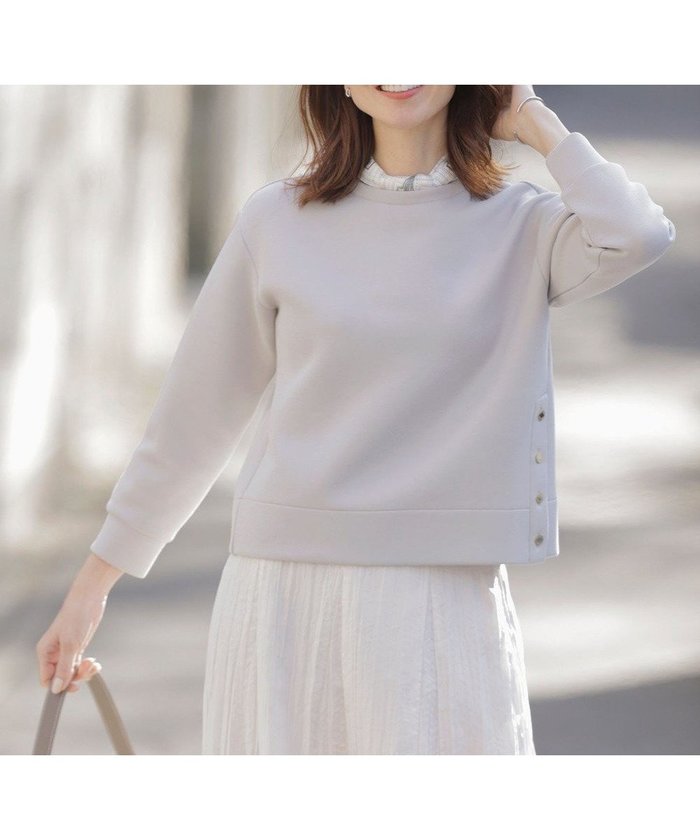 【ジェイ プレス/J.PRESS】のダンボールジャージー カットソー インテリア・キッズ・メンズ・レディースファッション・服の通販 founy(ファニー) https://founy.com/ ファッション Fashion レディースファッション Fashion for Women トップス・カットソー Cut & Sew Tops シャツ・ブラウス・オフィスカジュアル Elegant Blouses & Button-Ups ロングTシャツ・Tシャツ Longline T-Shirts & Tees カットソー・ベーシックTシャツ Cut-and-Sewn Tops / Stretch Tees & Basics カットソー Cut and Sewn Top コンパクト Compact, Small Size シンプル Simple, Minimal メタル Metal, Metal Parts 夏 Summer 春 Spring S/S・春夏 SS, Spring/Summer, Warm Season |ID: prp329100004311685 ipo3291000000033591461