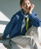 【23区/NIJYUSANKU】の【Oggi3月号掲載/洗える】ライトダンガリー クロップド ボリュームスリーブ シャツ インディゴ|ID: prp329100004311693 ipo3291000000035643417