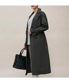 【アイシービー/iCB】の【撥水加工】メモリーストレッチタフタ トレンチコート チャコール系|ID: prp329100004311708 ipo3291000000031983666