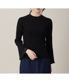 【エニィ スィス/any SiS】の【洗える】シアーディテール ニット 人気、トレンドファッション・服の通販 founy(ファニー) ファッション Fashion レディースファッション WOMEN トップス・カットソー Tops/Tshirt ニット Knit Tops NEW・新作・新着・新入荷 New Arrivals A/W・秋冬 Aw・Autumn/Winter・Fw・Fall-Winter インナー Inner シアー Sheer ストレッチ Stretch スリーブ Sleeve セーター Sweater トレンド Trend フレア Flare リブニット Rib Knit エレガント 上品 Elegant 洗える Washable thumbnail ブラック|ID: prp329100004311709 ipo3291000000029895523